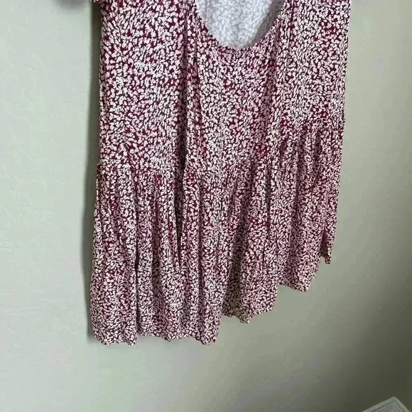Free People Dancing in the Dark Minidress Red Combo‎ Size Large - Picture 12 of 13